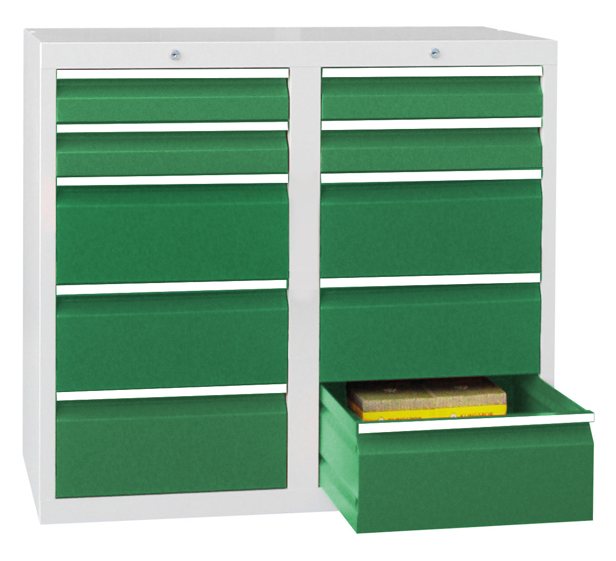 Schubladenschrank, 10 Schubladen, Serie 501-10