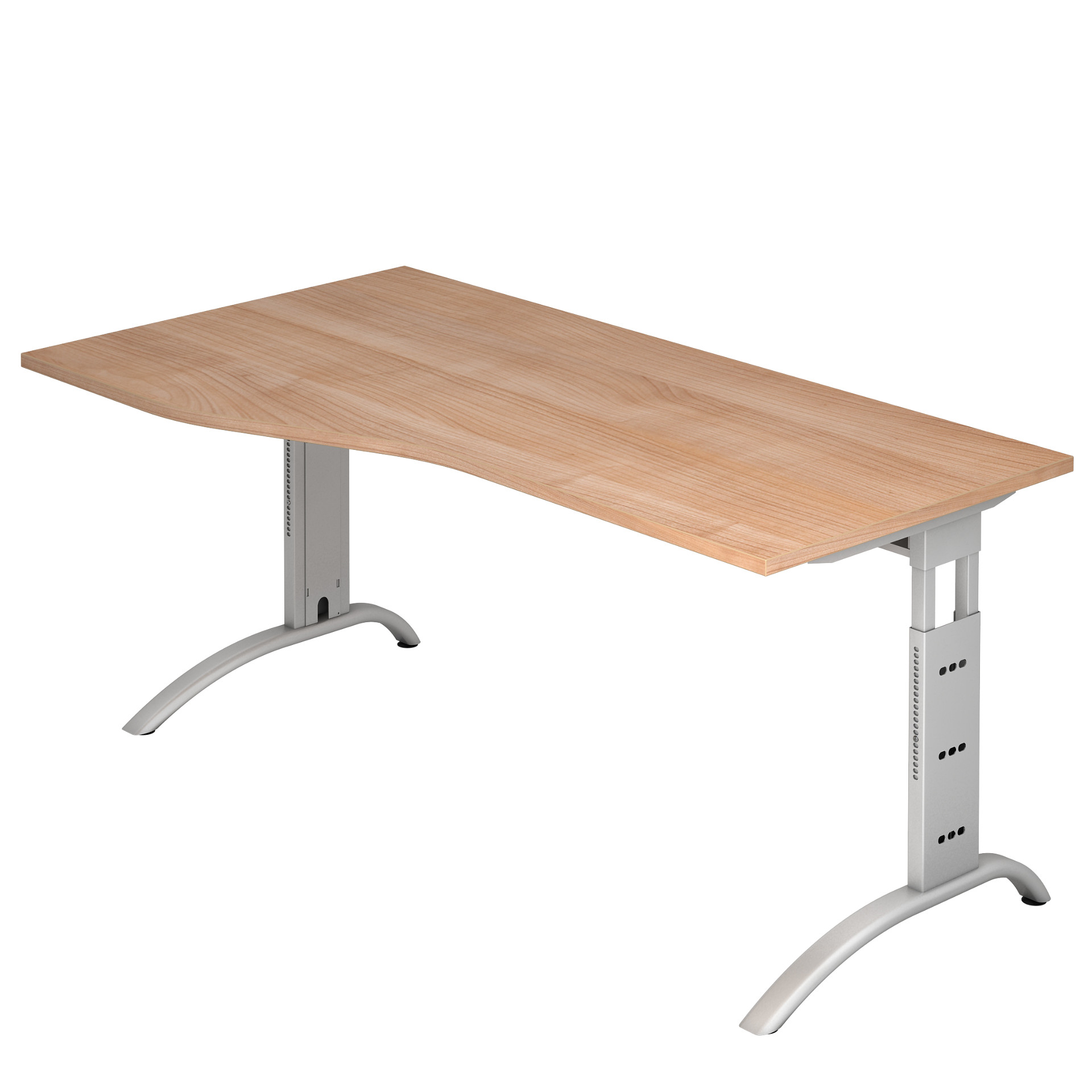 212-0103-80 Hammerbacher Schreibtisch mit Überstand, Serie orga F
