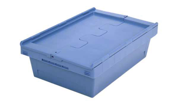 138-5237ozMKf5Y4RBD58 Mehrweg-Stapelbehälter 29 L, mit Klappdeckel, 610x400x190mm