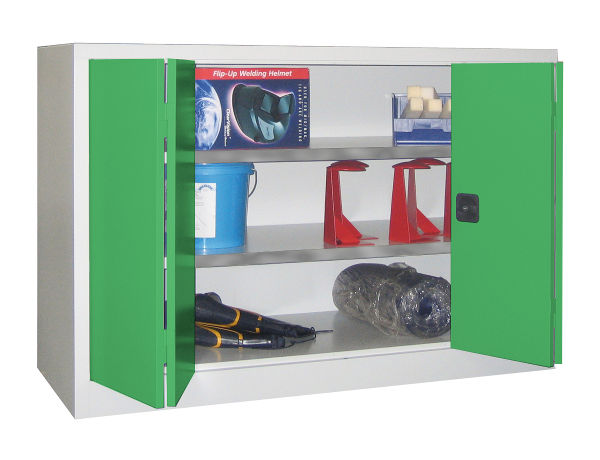 Großvolumen-Falttürenschrank, 2 Böden