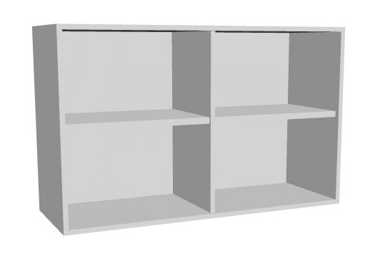Aufsatz-Schrankregal 2  Ordnerhöhen 1200mm breit Serie dataline