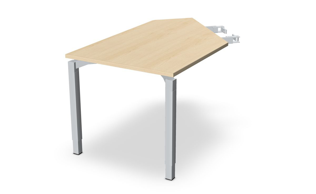 Anbautisch mit 2 Standbeinen Anbau links Serie dataline-QA