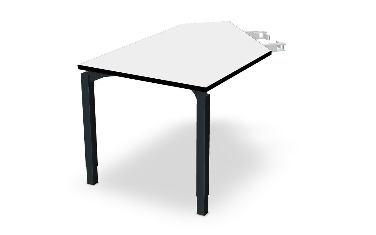 Anbautisch mit 2 Standbeinen Anbau links Serie dataline-QA