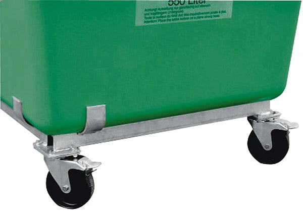 603-0239 Lenkrollengestell für GFK-Behälter 550 Liter Inhalt