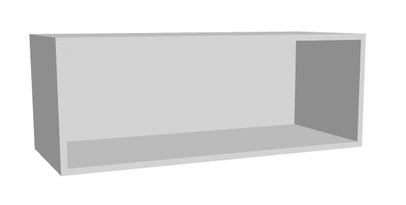 Aufsatz-Schrankregal 1 Ordnerhöhe 1000mm breit Serie dataline