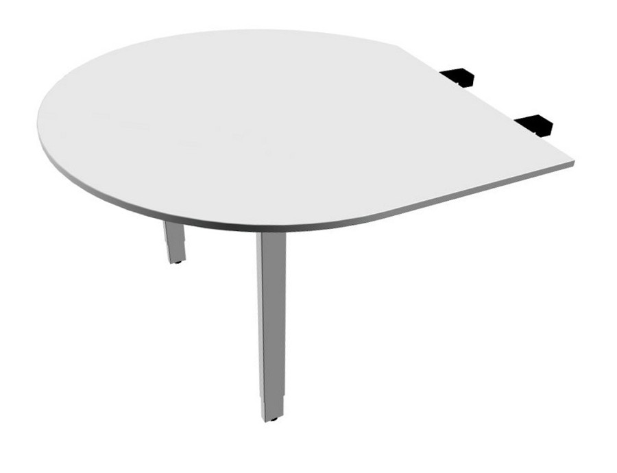 Besprechungsansatz mit 2 Standbeinen Anbau links Serie pensum U