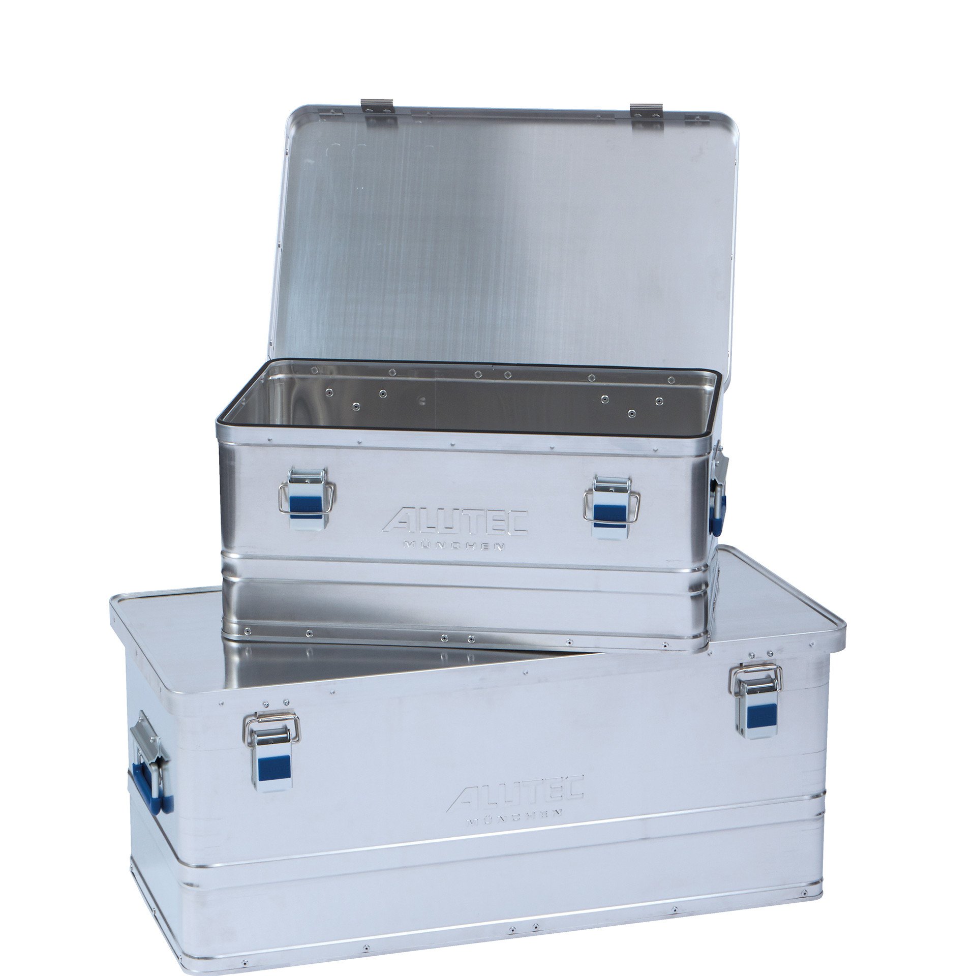 704-0069 Alutec Basic 40 Aluminiumbox – B 560 x T 370 x H 245 mm, 40 Liter