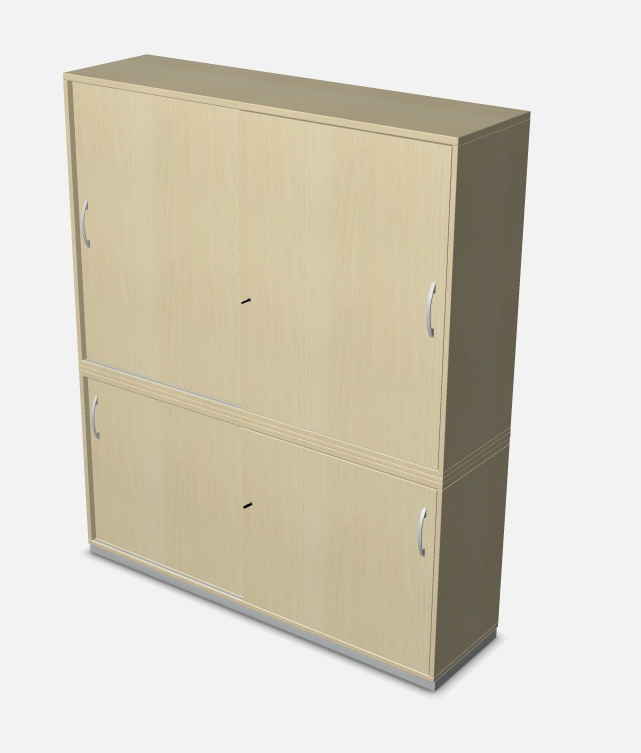Schiebetürenschrank mit Mittelseiten