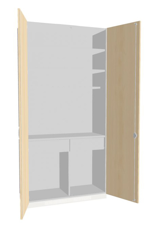 Kombischrank Pantry 1200x440x2320mm Serie dataline