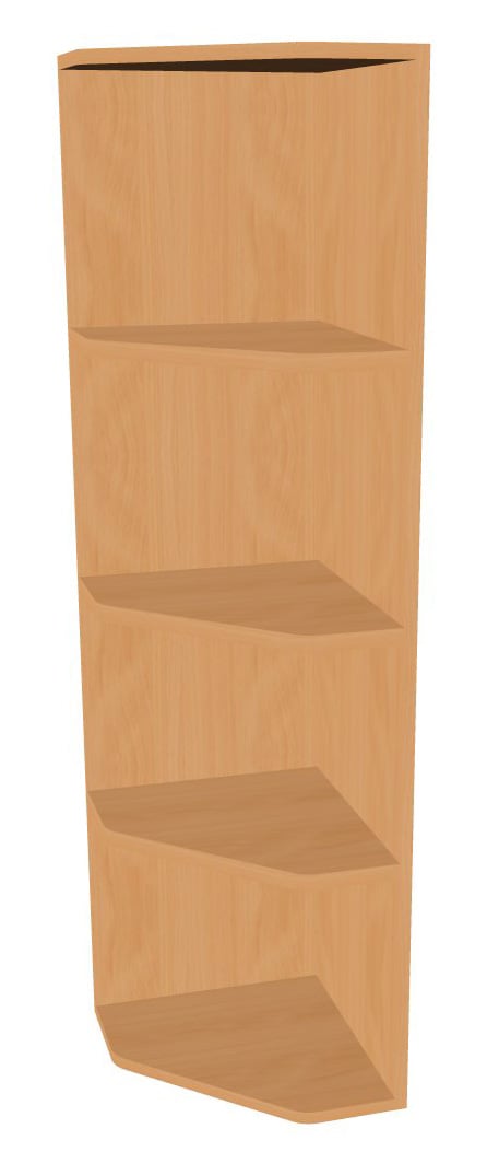 204-0567-76cQjTdjILMEOlT Aufsatz-Abschluss-Eckregal links für 4 Ordnerhöhen Serie dataline