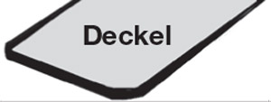 506-0695 Deckel für Stapelkästen 600x400mm, Serie Norm 1