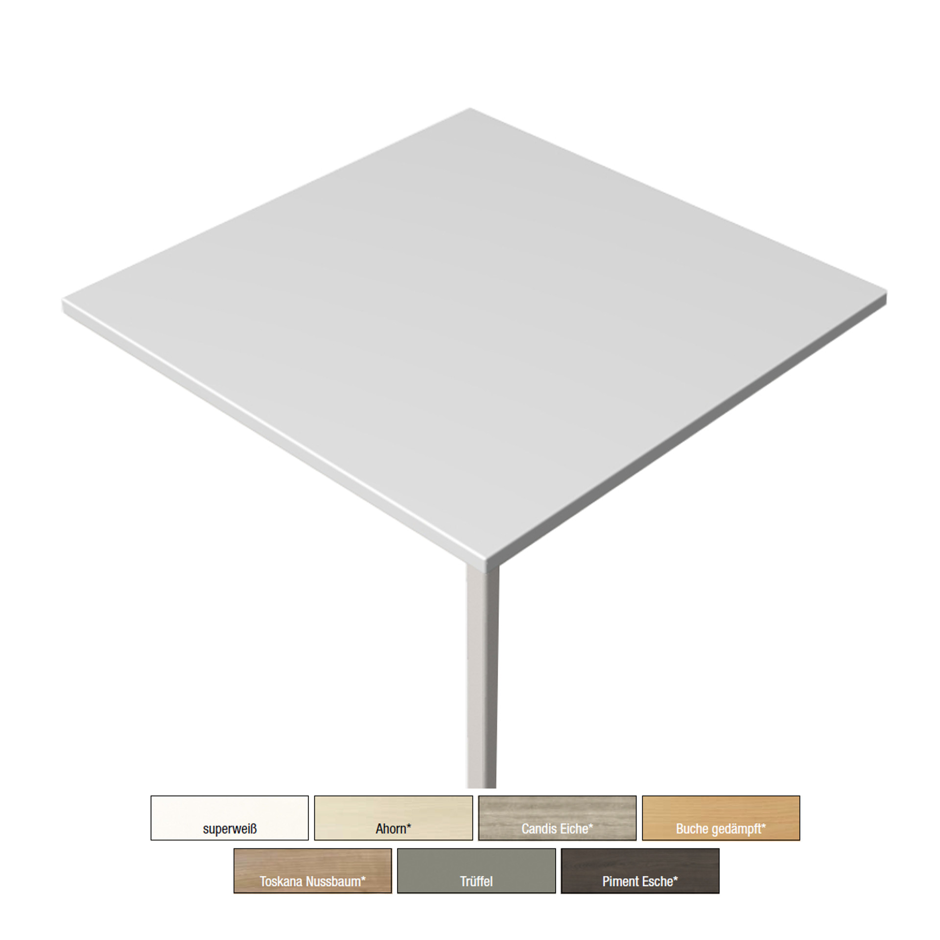 Palmberg Winkelelement 90° mit 1 Standbein Serie intro-tec Q