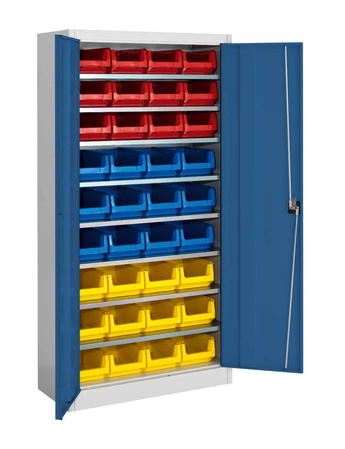 Stahl-Schrank mit 36 Kästen Gr. 3Z