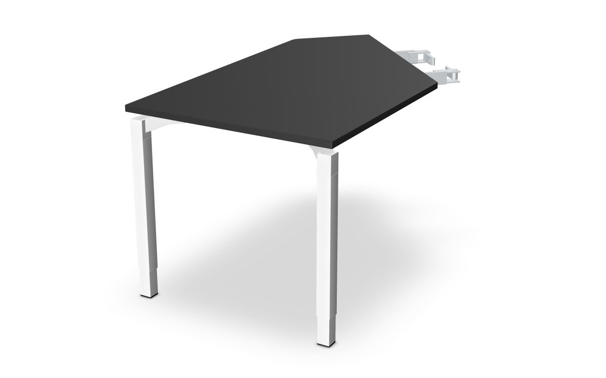 Anbautisch mit 2 Standbeinen Anbau links Serie dataline-QA
