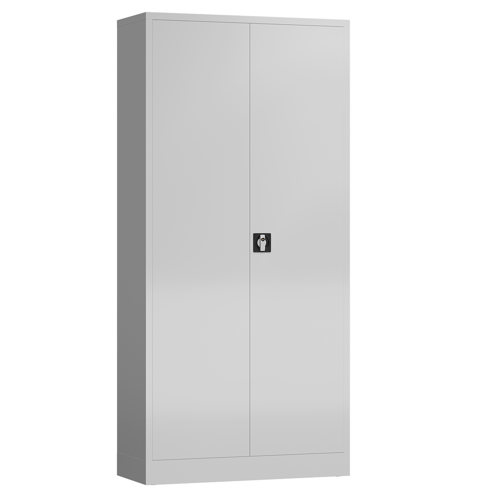 X-530340 Lüllmann ClassiX Flügeltürenschrank, 5 OH, 920x420x1945mm, lichtgrau