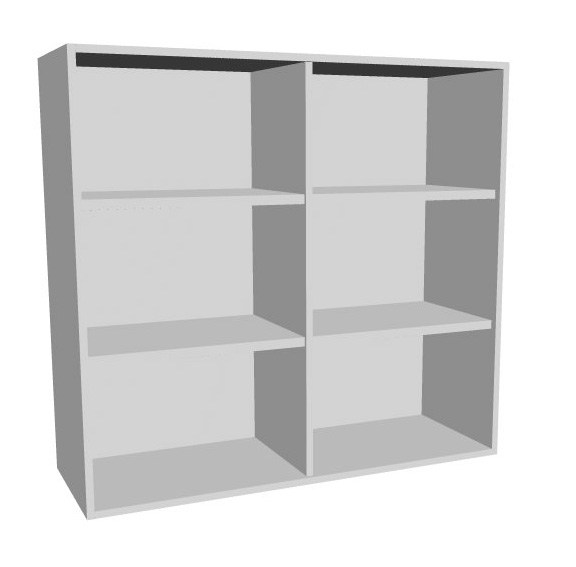 Aufsatz-Schrankregal 3  Ordnerhöhen 1200mm breit Serie dataline