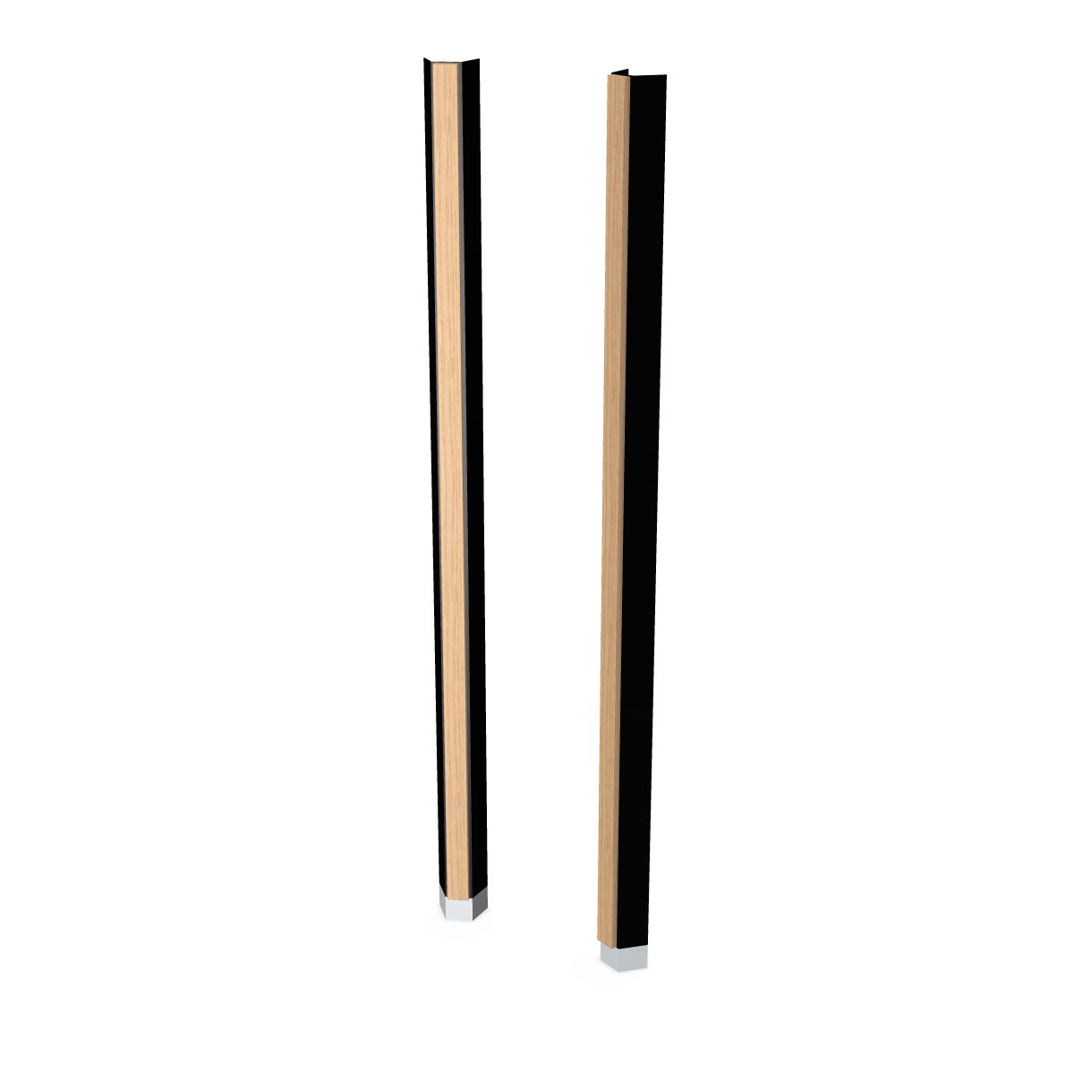 45°-Eckschrankblenden mit Sockel Serie dataline