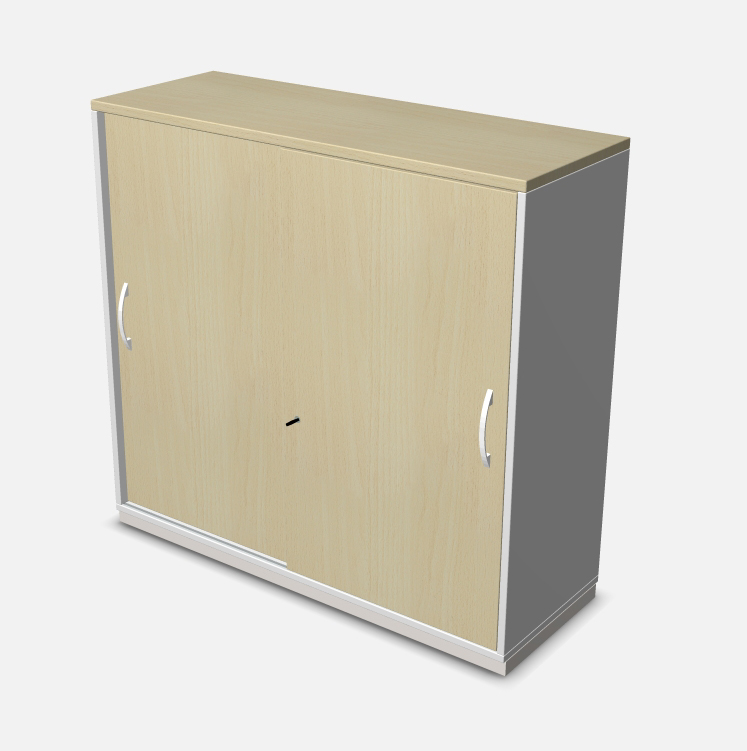 Schiebetürenschrank mit Mittelseite
