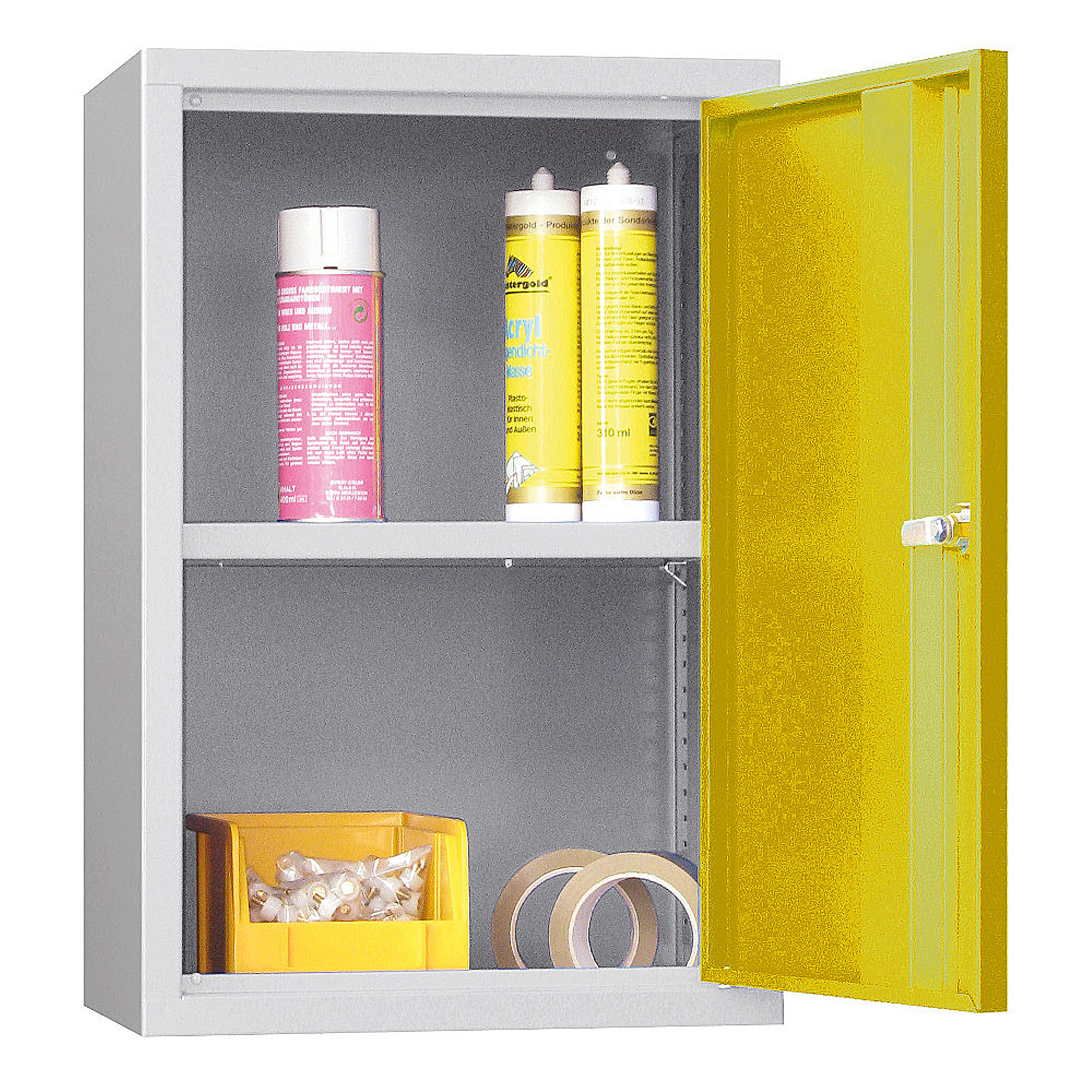 508-0263-37pMJZ4rRmFTUwE Pavoy Stahl-Wandschrank Typ 1 mit Vollblechtür