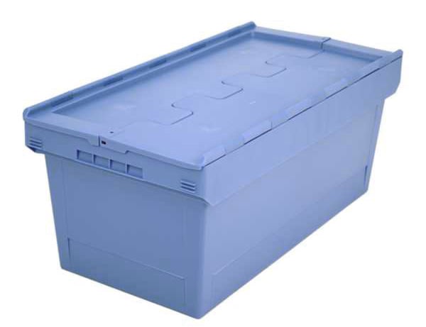 138-5242xpGiFND66Ejph Mehrweg-Stapelbehälter 76 L, mit Klappdeckel, 810x400x340mm
