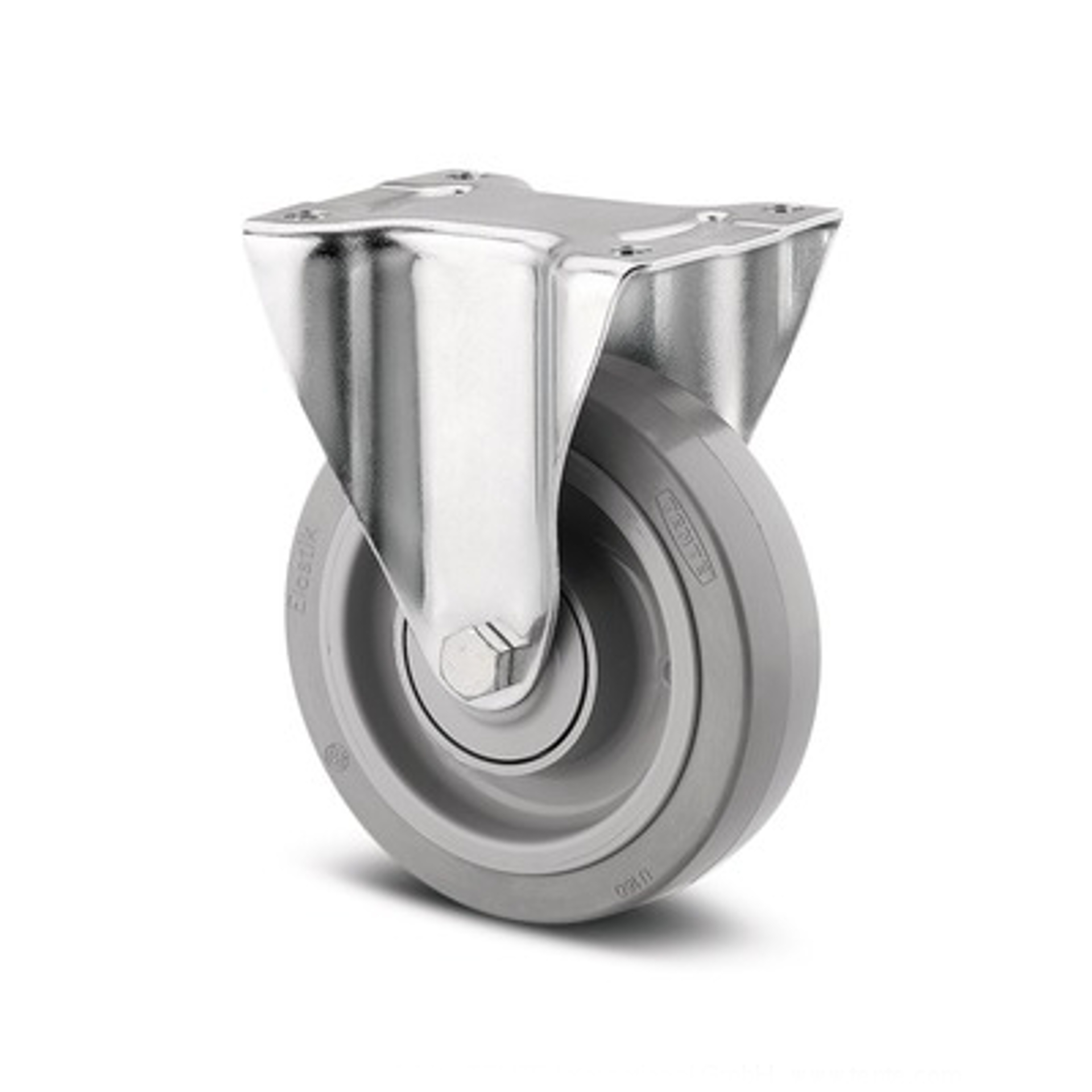 016-0385 Bockrolle Ø 100 x 34mm breit mit Platte