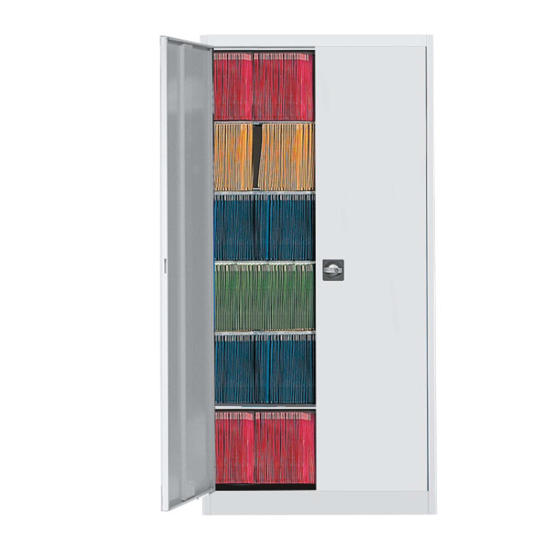 105-0024-33 Stahl-Flügeltürenschrank mit Pendelschienen Leitz/Elba Serie 950