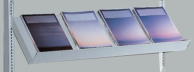 126-0299-33ithtbpfYQIqdd Schrägboden 1000x300mm lichtgrau mit Konsolen Serie K 70-BV