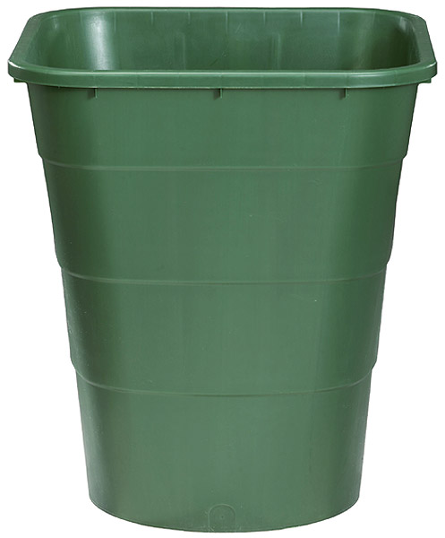 604-0119 Rechteckbehälter, 300 L, grün, B 660 x T 800 x H 920mm