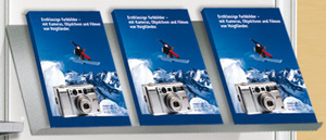 126-2034d4eXVuQRkyFvA Schrägboden für Prospektpräsentation, B 750 x T 310mm, alufarbig