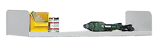 126-0700-3304mvoA36TxDy5 Stahlboden 1000x300mm lichtgrau mit Seitenstützen Serie 70-BV