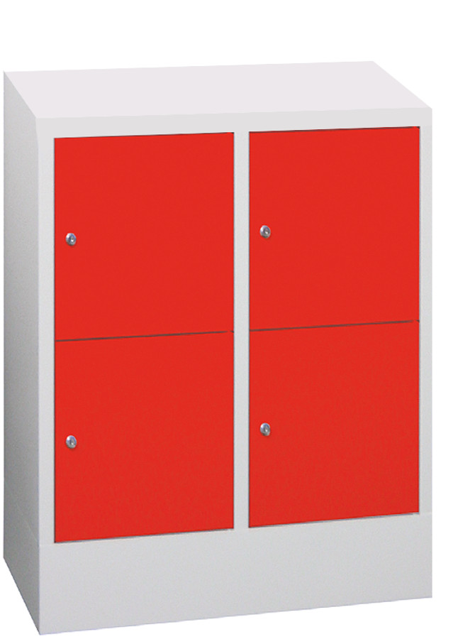 508-0108-3256aa00b271434 Stahl-Schließfachschrank, 4 Fächer