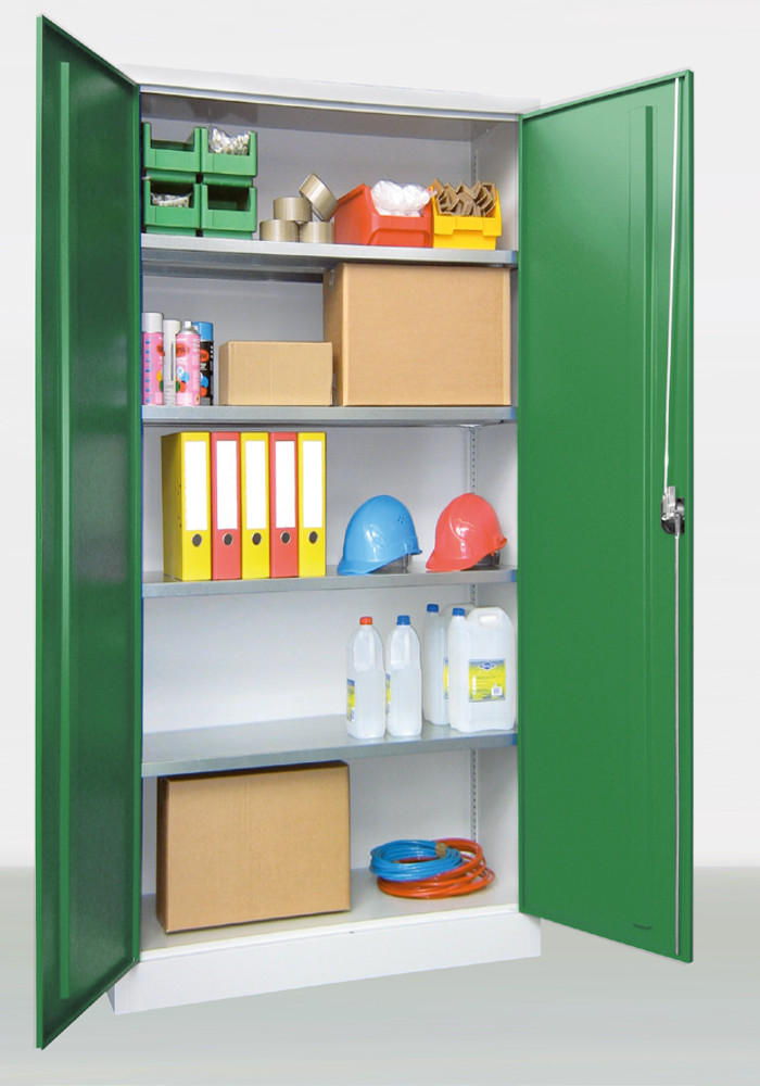 Großvolumen-Flügeltürenschrank Typ 6, 4 Stahlböden