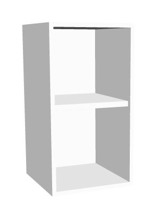 204-0145-19wJDP2DriVGByd Aufsatz-Schrankregal 2 Ordnerhöhen 400mm breit Serie dataline