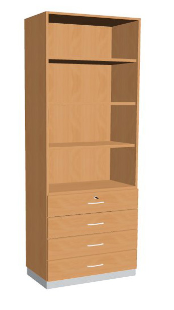 Kombischrank-18 Breite 1000mm Serie dataline