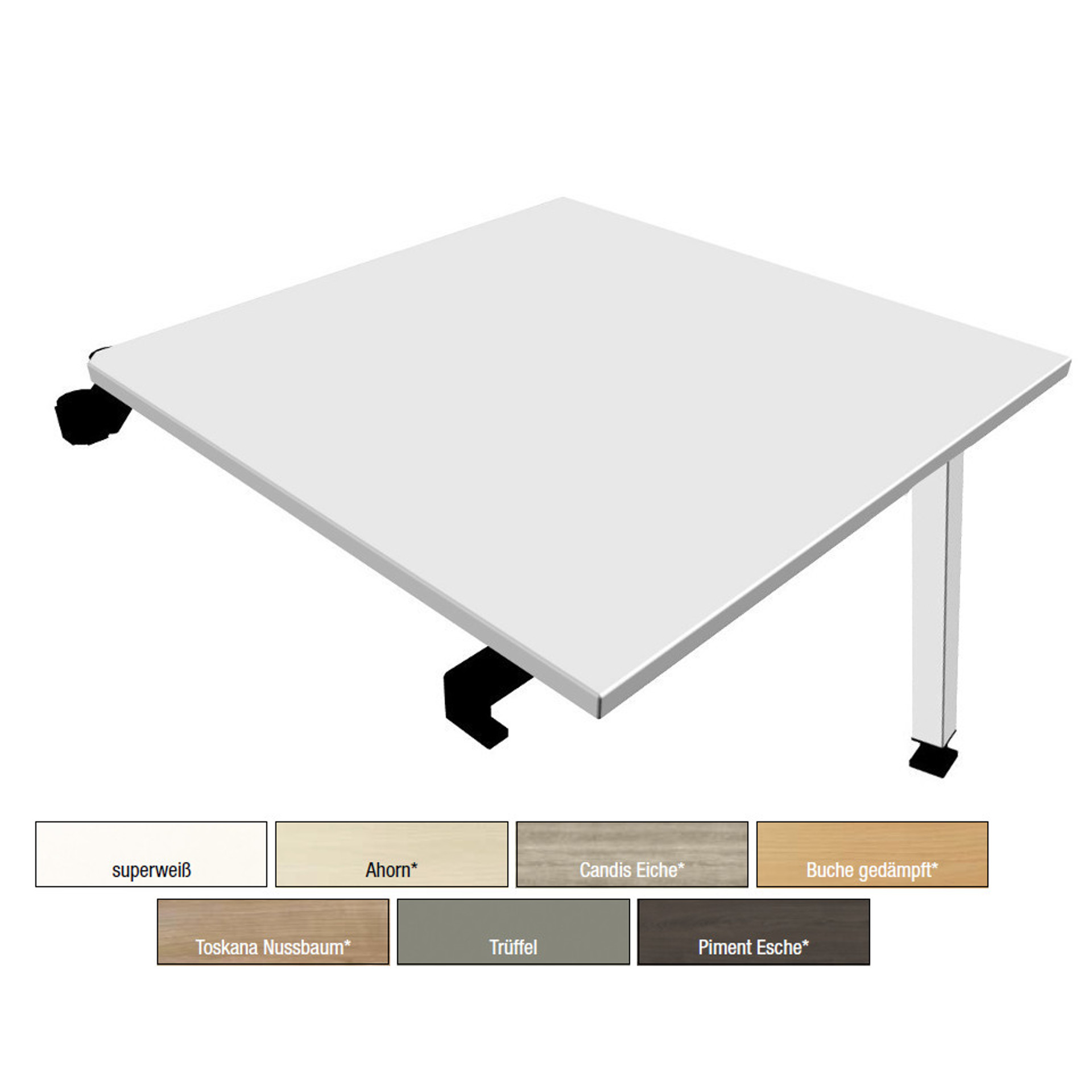 Palmberg Winkelelement 90° mit 1 Standbein Serie sinac Q