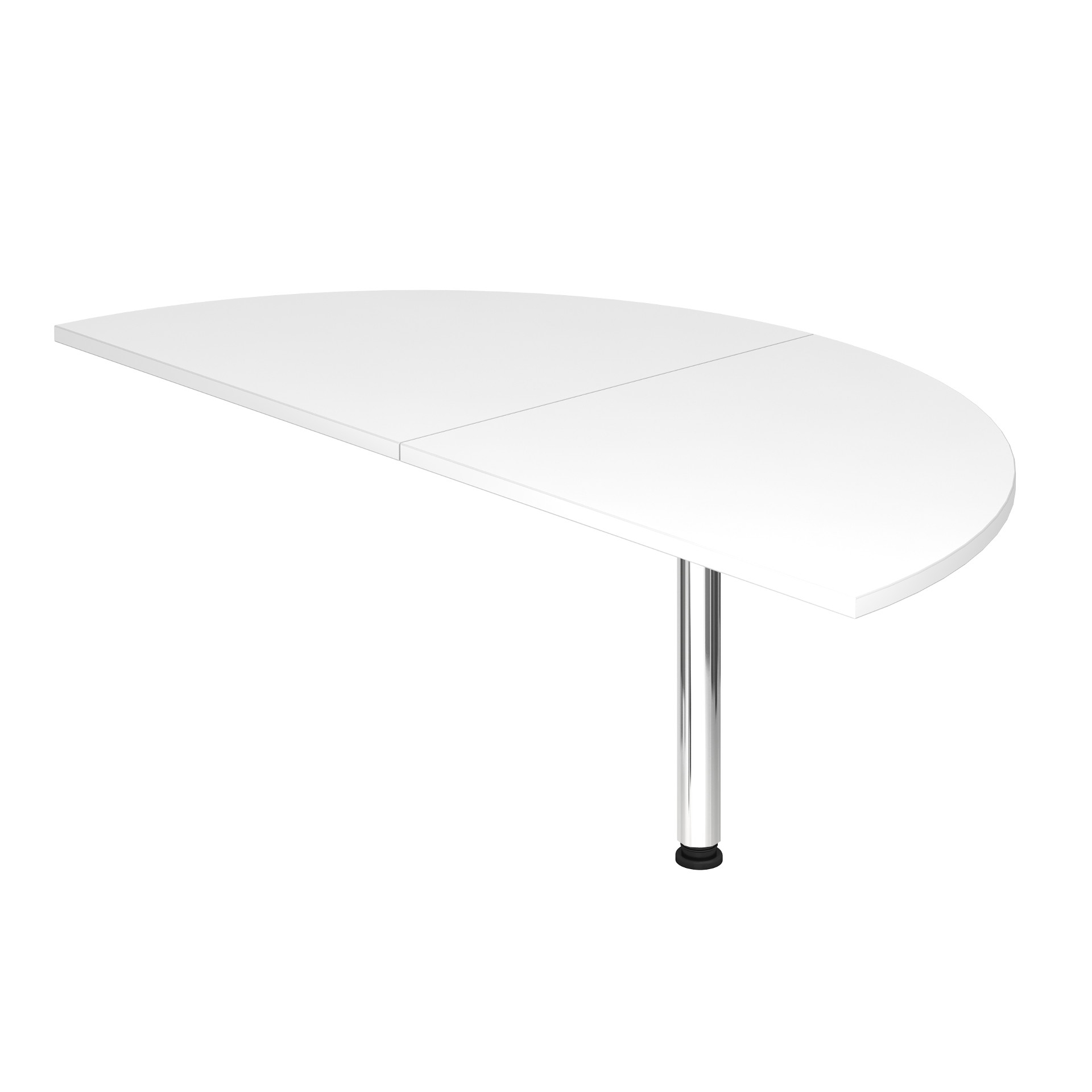 Konferenzansatz mit Standbein chrom, Serie orga N