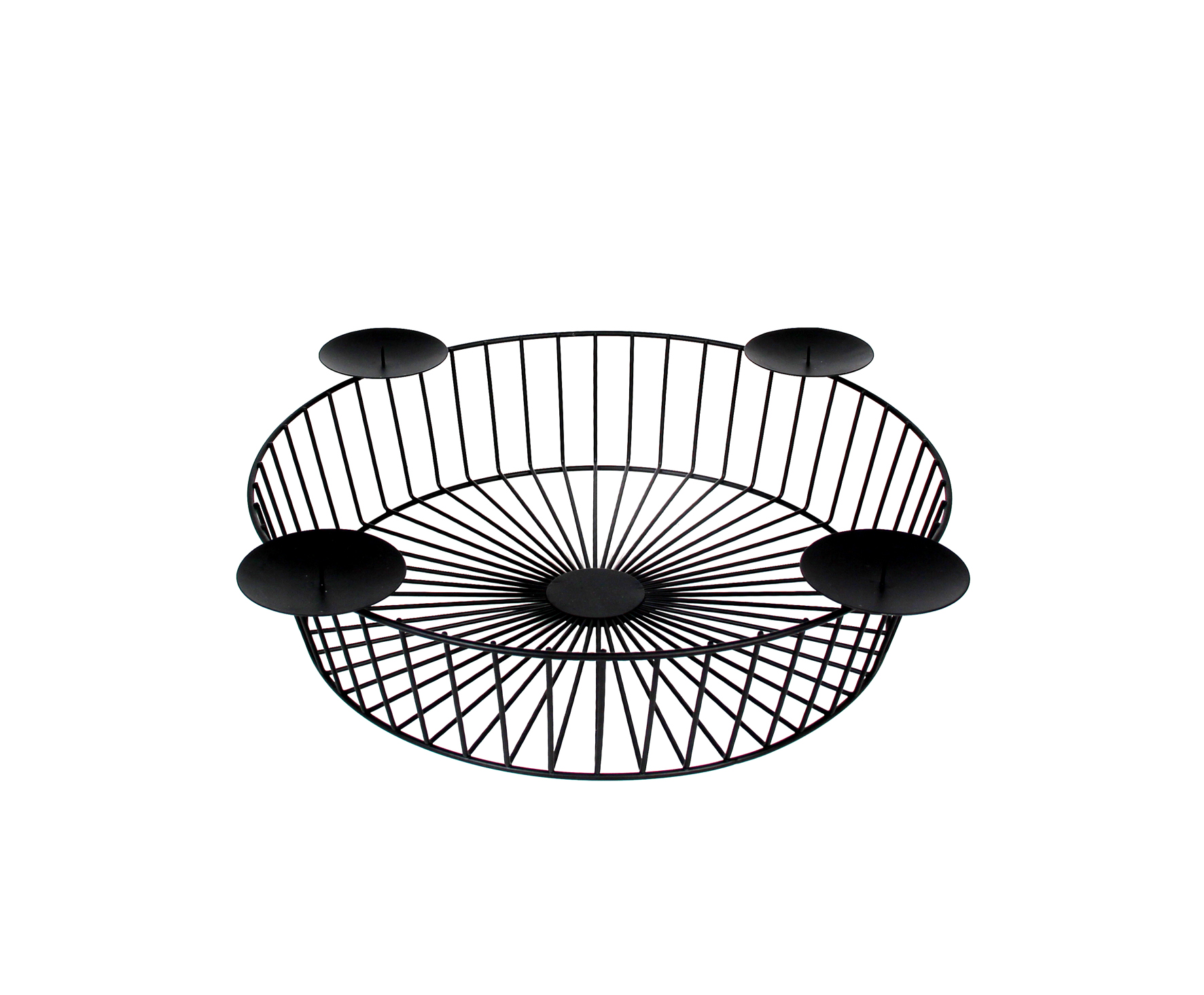 1199009713 Kaheku Kerzenhalter Ossa schwarz