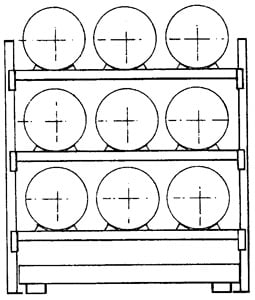114-5703hu6VVerXiljl3 Fass-Kombiregal Typ 9