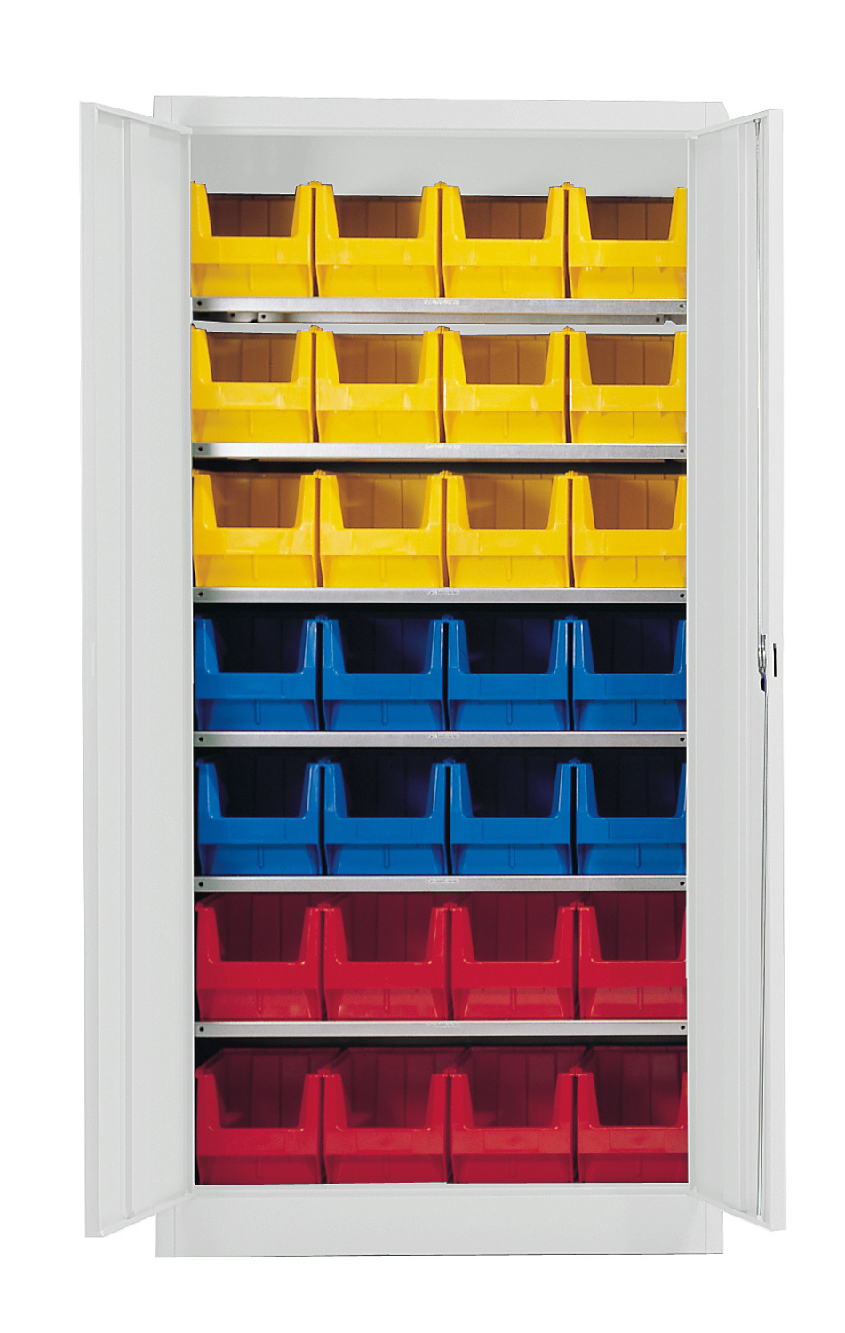 Stahl-Schrank mit Kästen Gr. 3