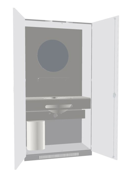 Kombischrank Nasszelle 1000x440x1945mm Serie dataline