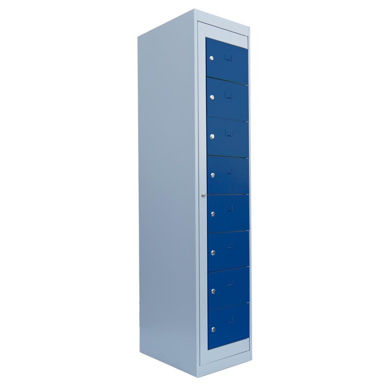 307-0182-36 Lüllmann Verteilerschrank 1 Abteil à 8 Fächer