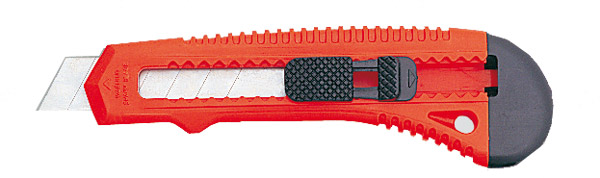 314-0045 Profi-Cutter aus Kunststoff, mit Aufhängeloch und Abbrechvorrichtung, 18mm Klinge