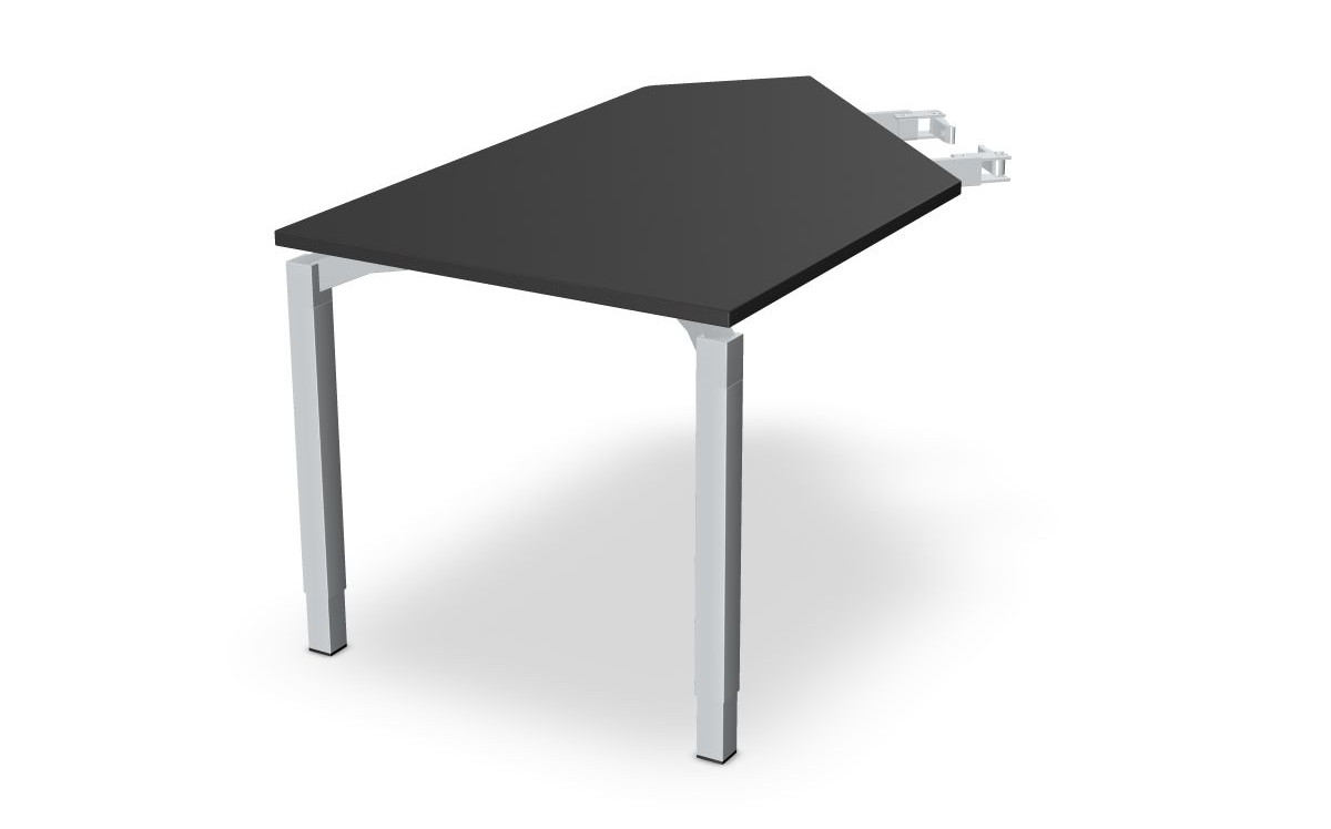 Anbautisch mit 2 Standbeinen Anbau links Serie dataline-QA