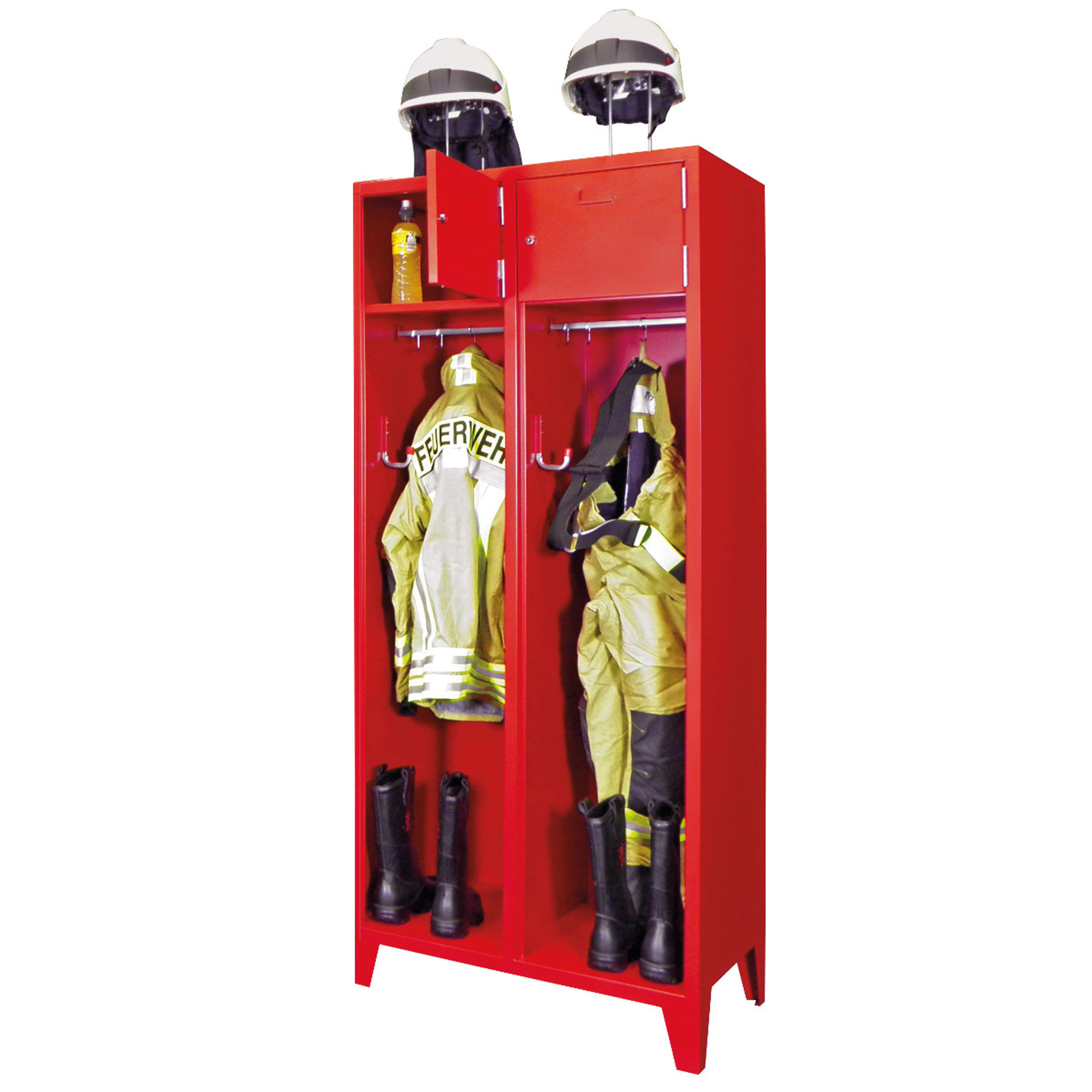 508-0544 Feuerwehrschrank mit Füßen