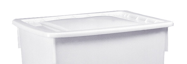 614-0024 Deckel naturweiß für Kunststoff-Großbehälter 614.0023.00, B952xT745mm