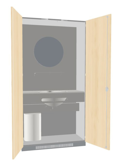 Kombischrank Nasszelle 1000x440x1945mm Serie dataline