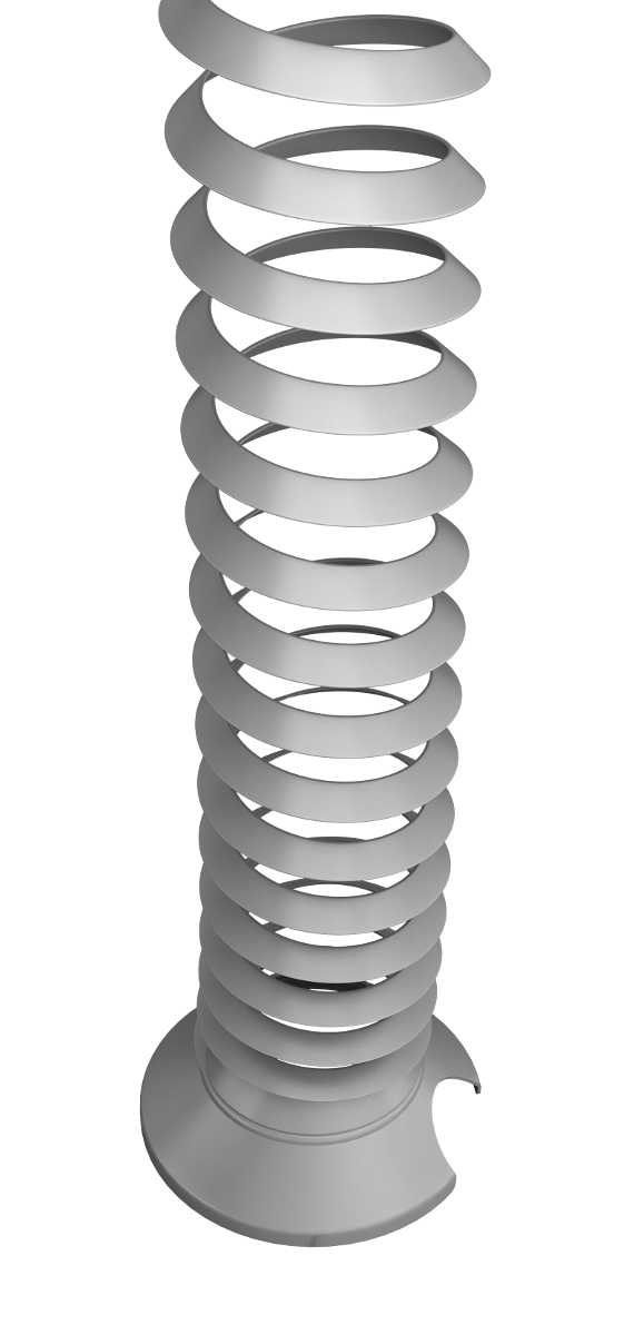 214-0336-0-kabelspirale-hammerbacher-orgafix-aktivY5a9e1ezY4fmd Kabelspirale ø 90mm alufarbig für H 700-1300mm orgafix CS/CSS