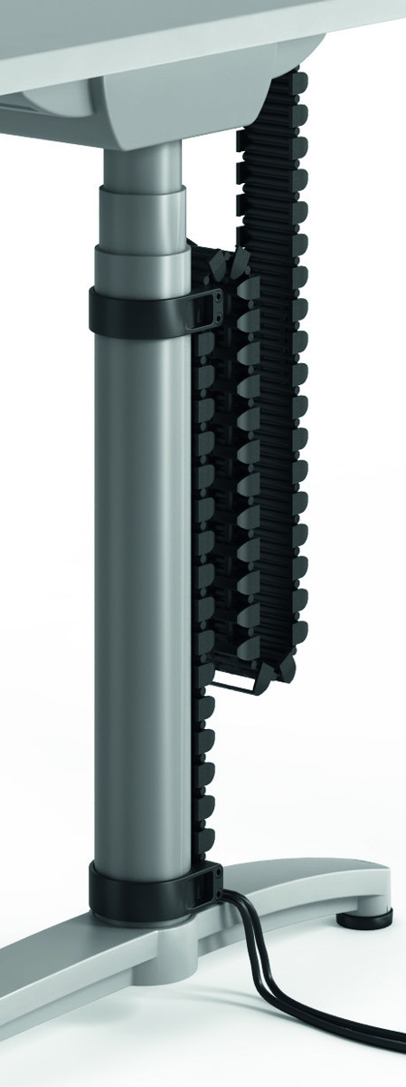 204-0508-90-kabelspirale-fuer-steh-sitz-arbeitsplatz Senkrechte flexible Kabelspirale Serie dataline CCS