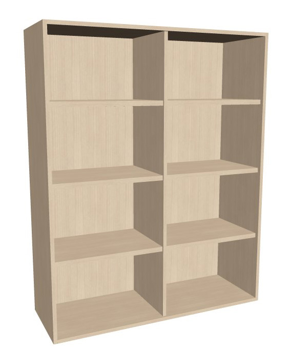 Aufsatz-Schrankregal 4  Ordnerhöhen 1200mm breit Serie dataline