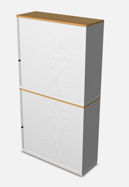 Querrollladenschrank links schließend